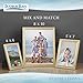 Icona Bay 4x6 Picture Frames (6 Pack, Gold) Picture Frame Set, Wall Mount or Table Top, Set of 6 Inspirations Collection