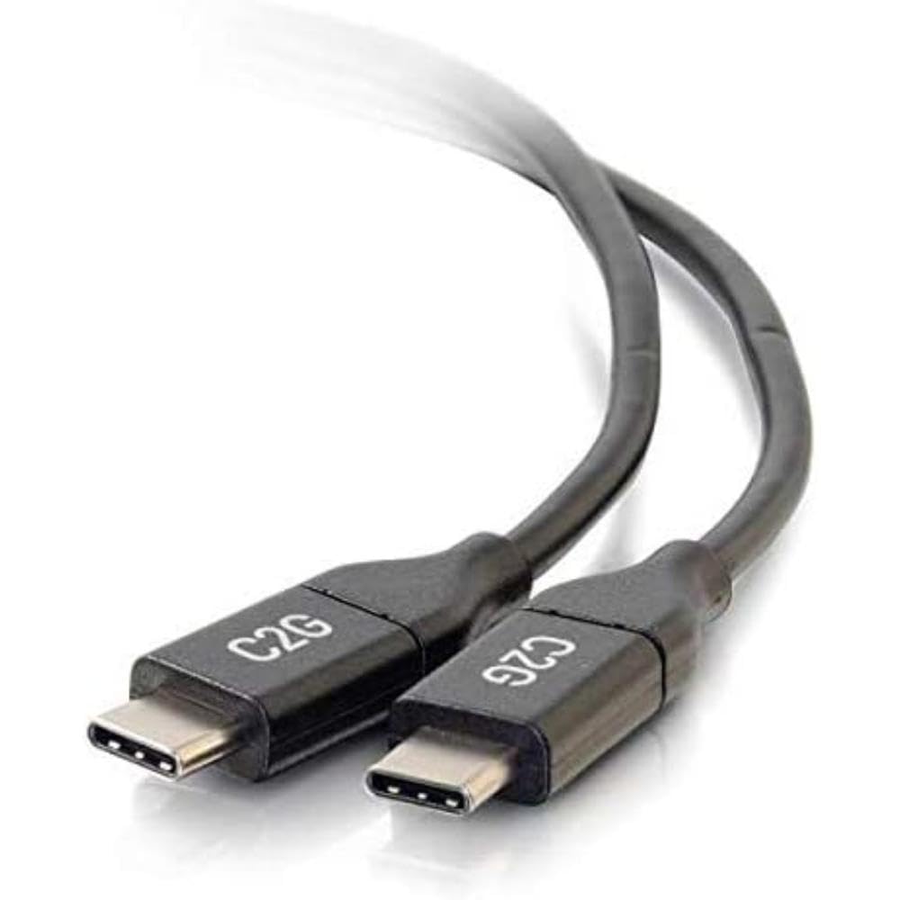 C2G 3M USB-C to USB-C 5A Power Delivery and Data Transfer Lead Suitable for use with Galaxy S9/8+, MacBook Pro, iPad Pro, Google Pixel, Chromebook, Nexus, Huawei, Nintendo Switch and more
