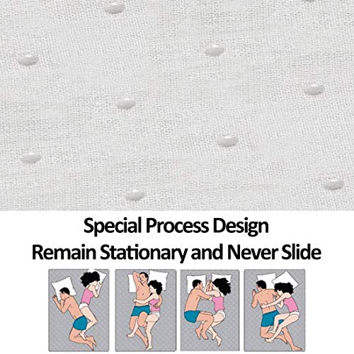 FAIRYLAND 3 Inch Memory Foam Mattress Topper Queen Size, Cooling