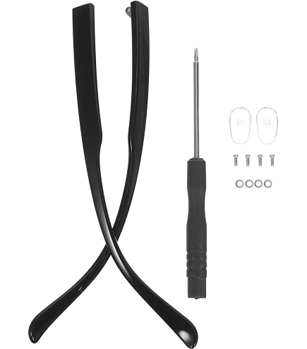 Paire De Branches De Rechange Pour Lunettes De Soleil TR90 - Noir, 5mm-9.5mm, Unisexe