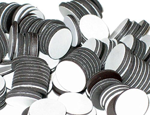 BYKES Magnets 3/4" Round Disc with Adhesive Backing - 200 Pcs