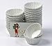 Katgely Disposable Large Size Mini Cupcake Baking Cups Liners - Bottom Liner Diameter 1.5 Inches - 500 Per Pack