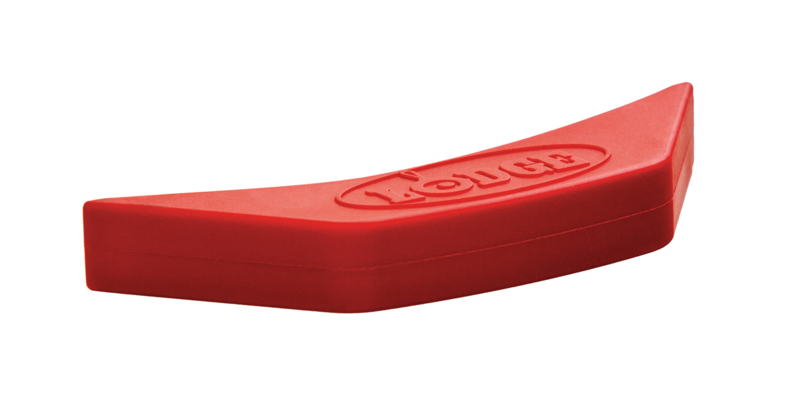 Photo 1 of Lodge Silicone Assist Handle Holder - Dishwasher Safe Hot Handle Holder Designed for Traditional Lodge Cast Iron Dual Handle Products - Reusable Heat Protection Up to 450° - Red