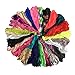 Embek Women’s Underwear Assorted Pack of 24 Silk G-Strings T-Backs Lace Thongs Sexy Panties (X-Large, 24 Pcs)