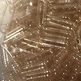 PurecapsUSA - 1,000 Fillable Amber Tint Empty Vegetarian Capsules - Size 1