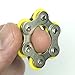 Roller Chain Fidget Toy Stress Reducer, ADHD, Anxiety, and Autism (Yellow)
