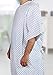 Zoyer Patient Gowns (4 Pack) with Back Tie-Hospital Gowns for Men and Women-Fits All Sizes Up to 2XL - 46
