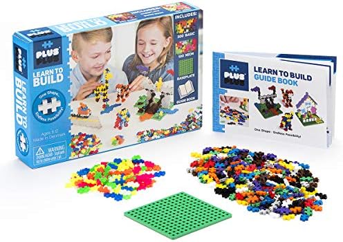 Plusplus Learn To Build Basic Color Mix 400 Piece Construction Building Stem Toy Interlocking Mini Puzzle Blocks For Kids