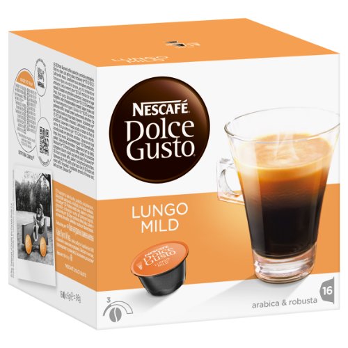 Nescafé Dolce Gusto Caffe Lungo Mild, 16 Capsules