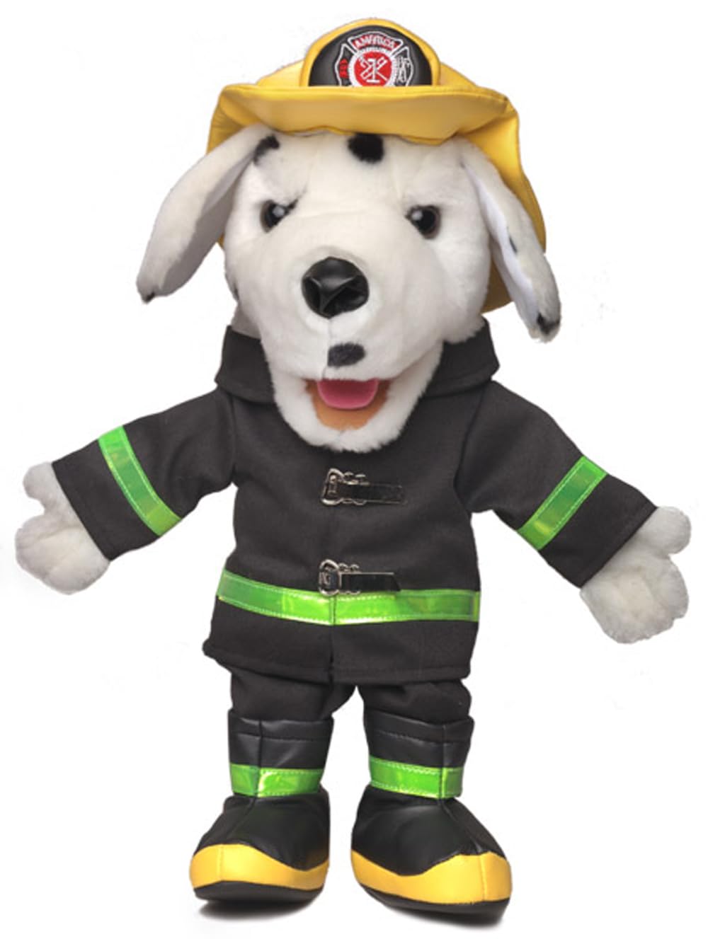 Dalmatian Fire Dog, Firefighter, Animal Hand Puppet, 40cm
