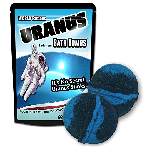 Uranus Bath Bombs XL Fizzers Funny Space Gags for Teen Boys Weird Gags for Men Uranus Jokes Stocking Stuffers for Friends Fun White Elephant Ideas Secret Santa Stocking Ideas for Teens Easter