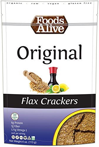 Flax Crackers, Original, 99% Organic, 4oz (6-pack) - Thumbnail 2