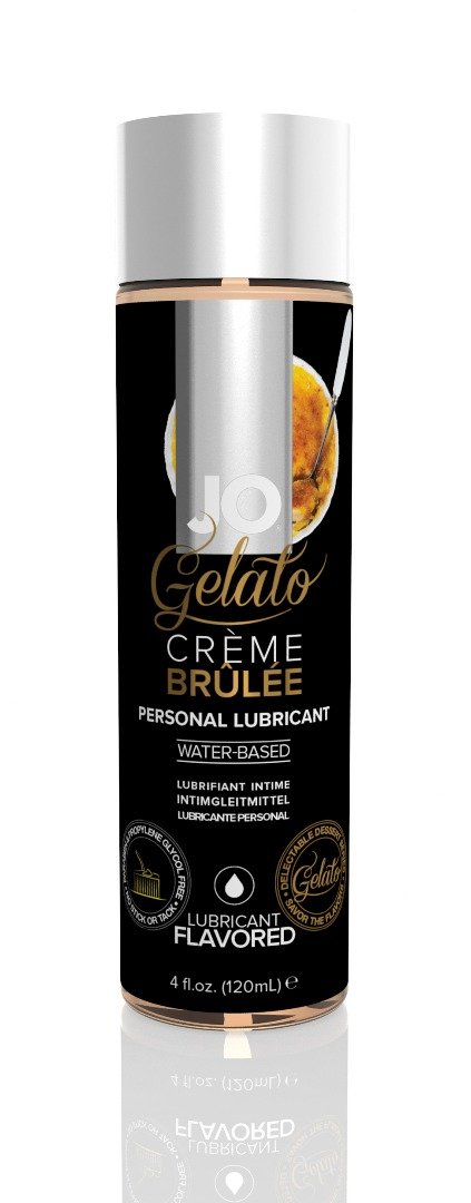 System Jo Waterbased Gelato Creme Brulee Lubricant, 120 ml