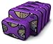 Shacke 6 Set Packing Cubes for Travel - Compression Packing Bags/Travel Organizer - Luggage Organizer Bags for Traveling - Travel Essentials for Women - Cruise Must Haves Packing List (Orchid Purple)