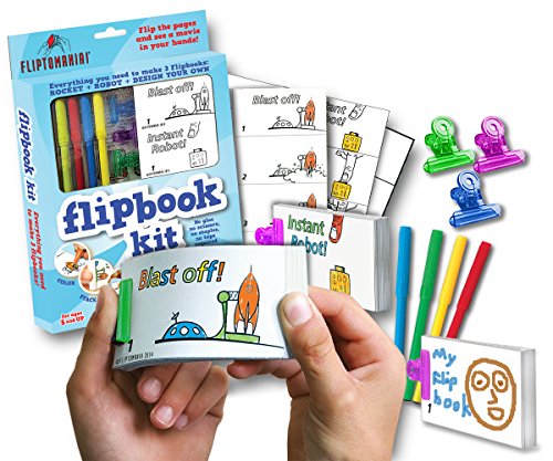 Flipbook Kit - Rocket & Robot