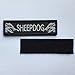 SpaceAuto Decorative Sheepdog Embroidered Military Tactical Morale Patch Tag 3.74