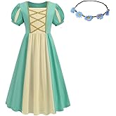 Youfenlove Renaissance Medieval Dress Princess Dress Girls Irish Costume Cosplay Retro Gown Birthday Halloween Xmas Party