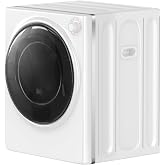 Muhub 2.6 Cu. Ft Portable Clothes Dryer, 1300W 110V Front Load Electric Dryer with 10 lbs Capacity, Stainless Steel Tub, 4 Drying Modes, for Home Apartment RV, White