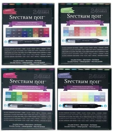 Spectrum noir 96-pen set brights lights pastels darks n…