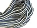 Blue Ox Rope 1/2 Inch by 200 Feet 12 Strand Polyester Arborist Climbing Rope, Blue/White, Made in The USA