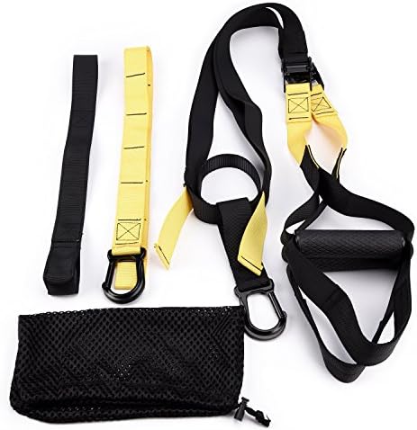 Fitness Strap Kit Full Body Resistance Exercise Trainer Set Door Anchor with Carry Bag for Home Gym Body Strength Workout
