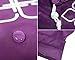 Alku Travel Nylon Shoe and Laundry Bags 3-pack Set Water-resistant Large Purple