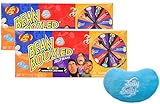 Jelly Belly Jelly Beans Bean Boozled 5th Edition Jelly Beans Spinner Game Box, Gluten Free 3.5 Ounce (Pack of 2) - with Jelly Belly Emoji Mini Plush Toy