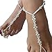 Bienvenu 2pcs Pearl Ankle Chain Bracelet Beach Wedding Foot Jewelry Barefoot Sandals Anklet Chain