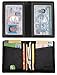 Okti Slim Wallet, Front Pocket Wallet, Minimalist Wallet, RFID Blocking Wallet Genuine Leather,Credit Card Holder ID Card Driver's License Safe