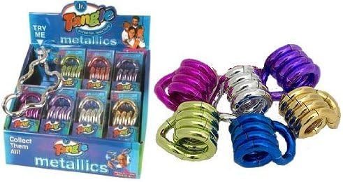 Tangle Jr Metallics Set Of 4 Fidget Toys Action Figures Action Figures Statues