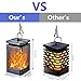 Otdair Solar Lights Outdoor Waterproof Dancing Flickering Flame Torch Lights (2 Pieces)