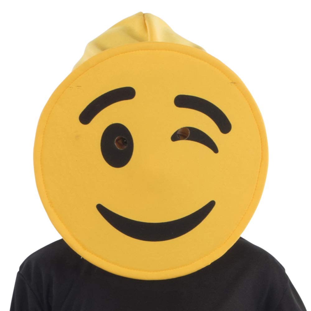 Dress Up America Winking Face Mask for Kids - Funny Head Mask Accessory