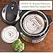 Stackable Steamer Insert Pans for Instant Pot Accessories - Upgraded Silicon handle and Interchangeable Lids - Pressure cooker baking, Lasagna, food steamer - Fits 5/6/8 quart IP