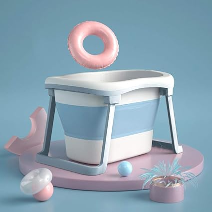 Amazon Com Cleave Waves Collapsible Baby Bathtub 3 In