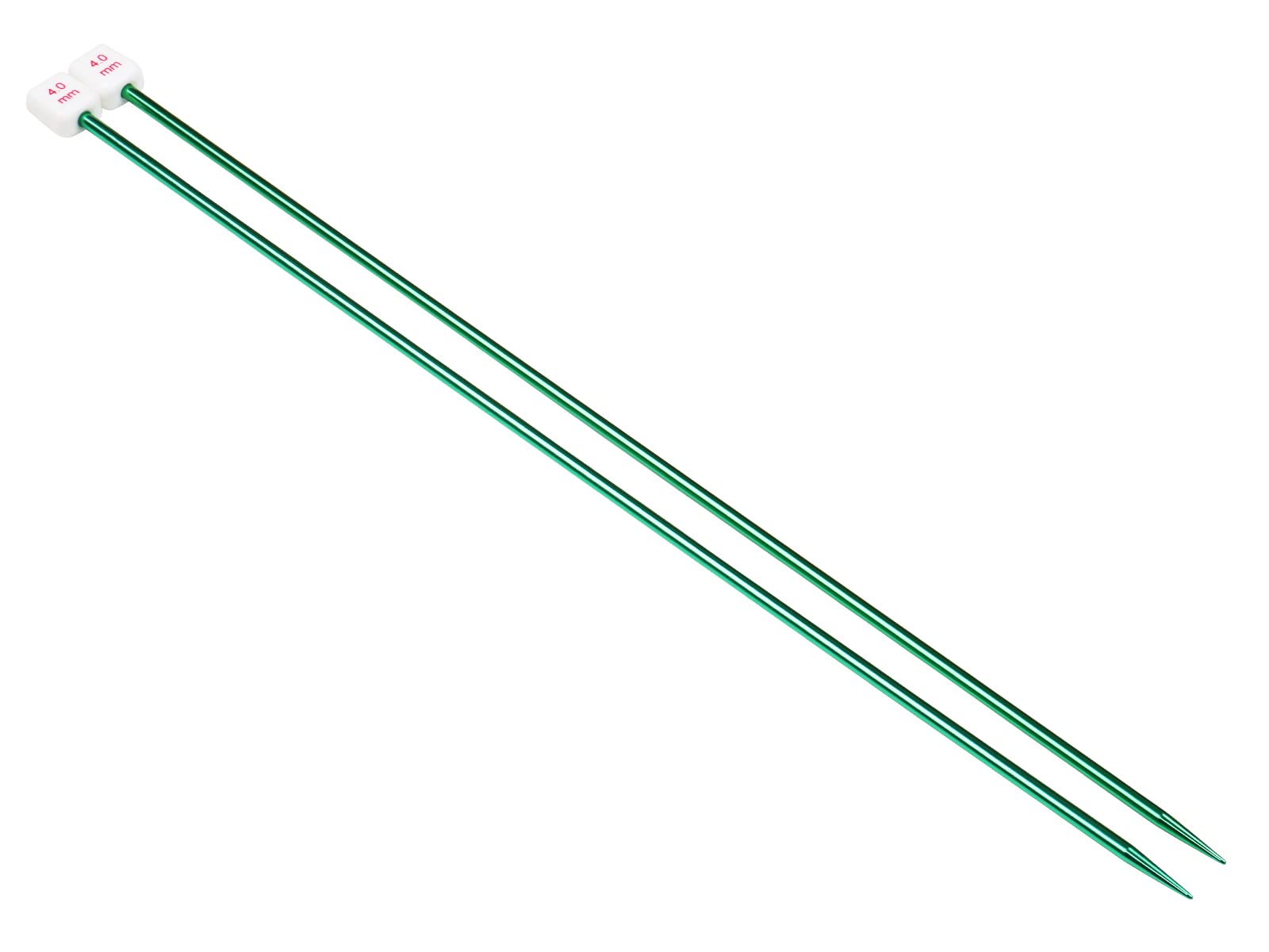 Coopay Knitting Needles 4.0mm x 35cm, Metal Knitting Pins Beginners Professional Knitters, Lightweight Knitting Needles for Arthritic Hands, Long Needles for Jumpers Blankets Large Projects