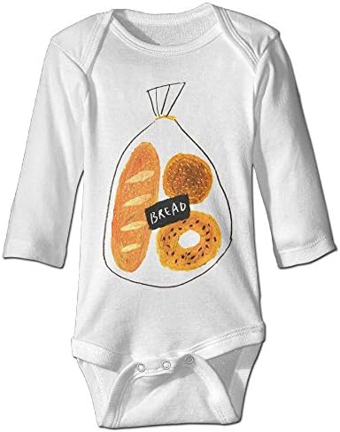 Jessicagf1990s Creative Food Art Girls Baby Long-Sleeve Bodysuit