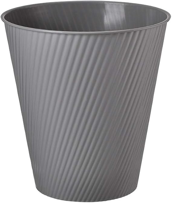 WEWE Contenedor de Basura de plástico Cubo de Basura Redondo Cubo de