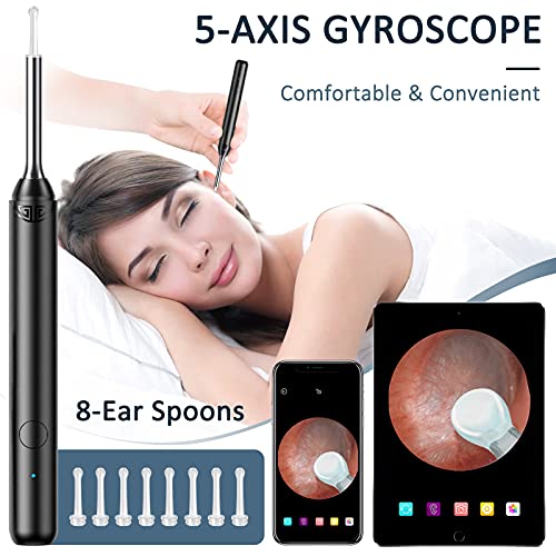 AWELOR Ear War Removal, Wireless Endoscope with 6 LED Lights, IP67