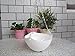 Hanging Flower Plant Indoor Outdoor Basket Flower Pot Chain Basket Planter Holder 1pcs-White