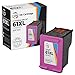 LD Products Remanufactured Ink Cartridge Replacements for HP 61XL High Yield (1 Black, 1 Color, 2-Pack) Compatible with DeskJet: 2514 3000 3052A and More