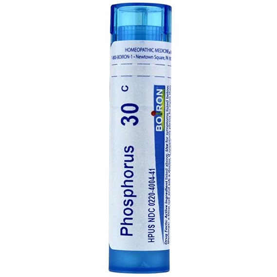 Boiron Homeopathic Medicine Phosphorus, 30C Pellets, 80