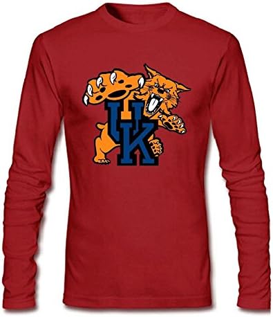 Men's UK University of Kentucky Basketball Tiger Logo Long Sleeve T-Shirt