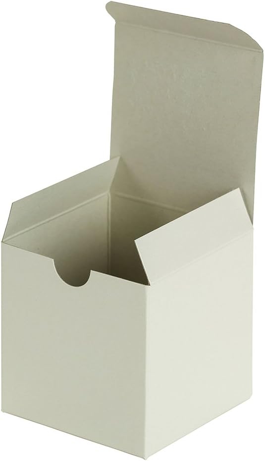 Premier Retail White Gloss TUCKit Gift Box 100 Count 3x3x3 inch