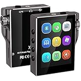 MP3 Player with Bluetooth 16GB FM Radio HiFi Music Player High Resolution Lossless Digital Audio Walkman with Video E-Book Digital Recording SD Card Slot up to 128GB