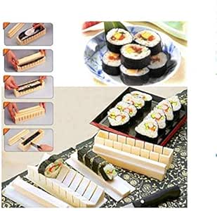 Lingtaihe – Juego de 10 Piezas para Hacer Sushi, Manualidades, moldes