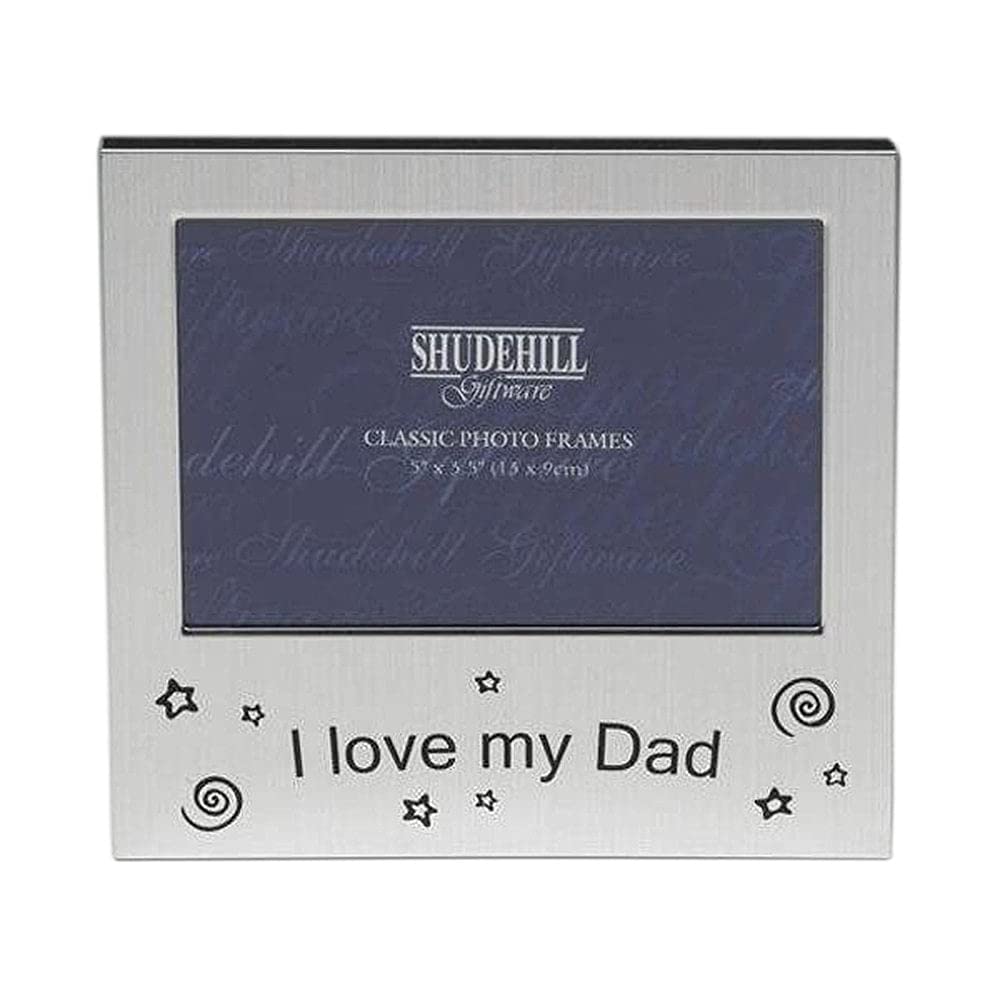 Shudehill Giftware I Love My Dad Gift Photo Frame Christmas Fathers day Birthday Occasion Present