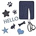 Iron On Denim Patches for Clothing Jeans 12 PCS, 3 Colors (4.9