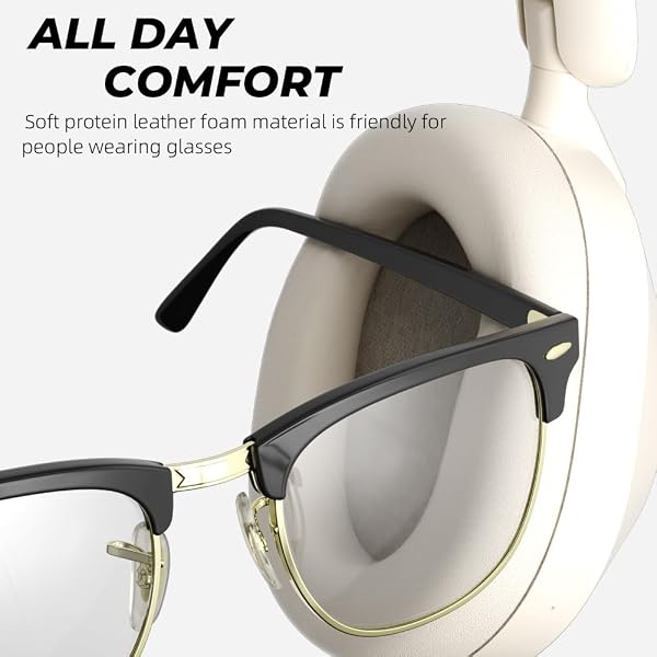 IKF-SOLO WIRELESS HEADPHONES BLUETOOTH 5.4 ACTIVE NOISE CANCELLING 140H PLAYBACK TIME 35MS LOW LATENCY SUPPORT WIRED WIRELESS HI-RES AUDIO FOR IOS/ANDROID/PC/PS5/SWITCH/XBOX (YUNYAN-WHITE)