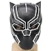 XCOSER Black Panther Mask Helmet Props for Adult Halloween Costume