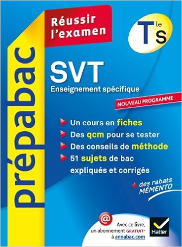 Amazon Fr Svt Tle S Enseignement Specifique Prepabac Reussir L Examen Cours Et Sujets Corriges Bac Terminale S Arnaud Mamique Bruno Semelin Livres